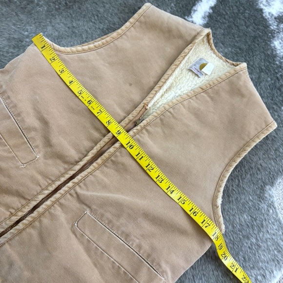 HTF Vintage 70s Sherpa Lined Carhartt Vest - Picture 12 of 12